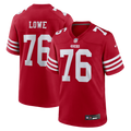 Men's San Francisco 49ers Vederian Lowe Scarlet Team Game Jersey
