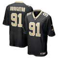 Men's New Orleans Saints Vernon Broughton Black Team Game Jersey