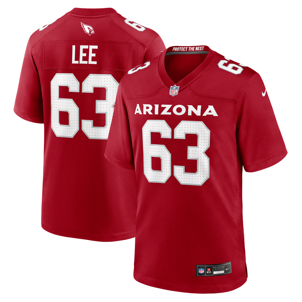 Men's Arizona Cardinals Vershon Lee Cardinal Team Game Jersey