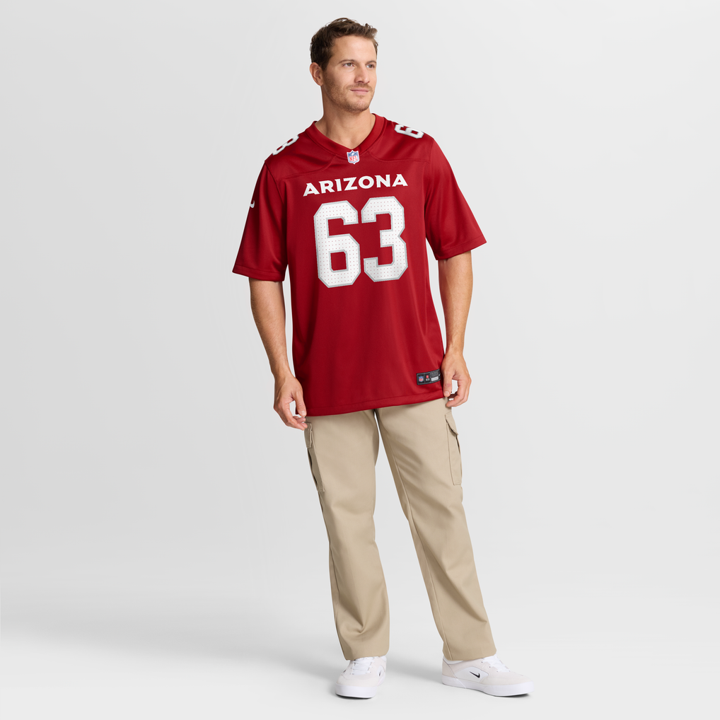 Men's Arizona Cardinals Vershon Lee Cardinal Team Game Jersey