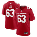 Men's Arizona Cardinals Vershon Lee Cardinal Team Game Jersey