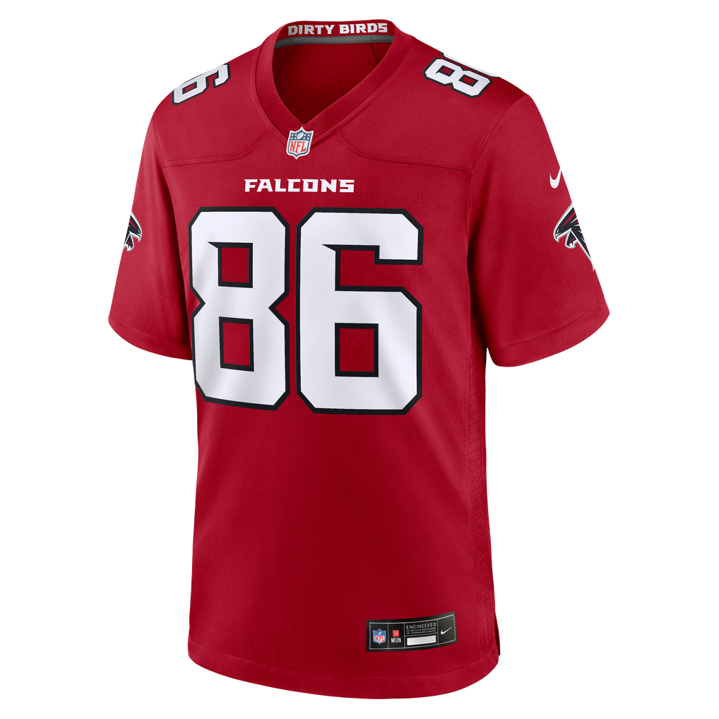 Men's Atlanta Falcons Vinny Anthony II Red Team Game Jersey