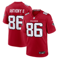 Men's Atlanta Falcons Vinny Anthony II Red Team Game Jersey