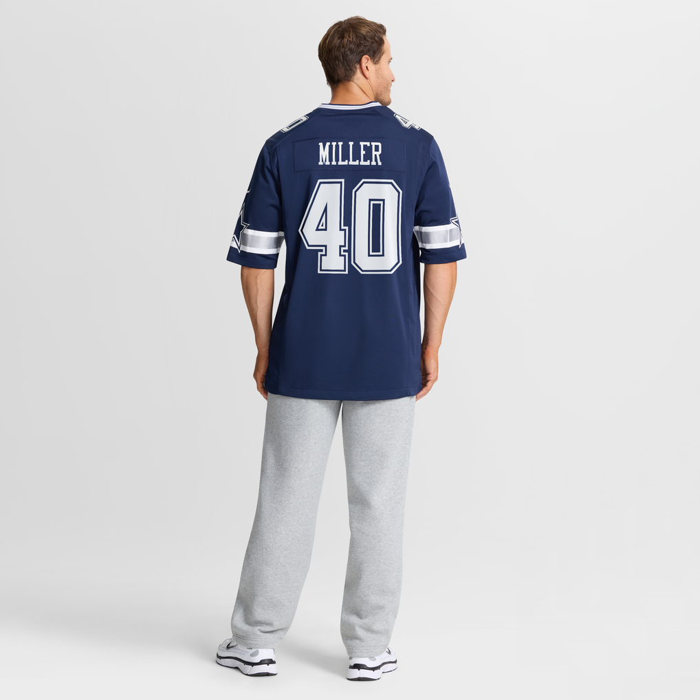 Men's Dallas Cowboys Von Miller Navy Game Jersey