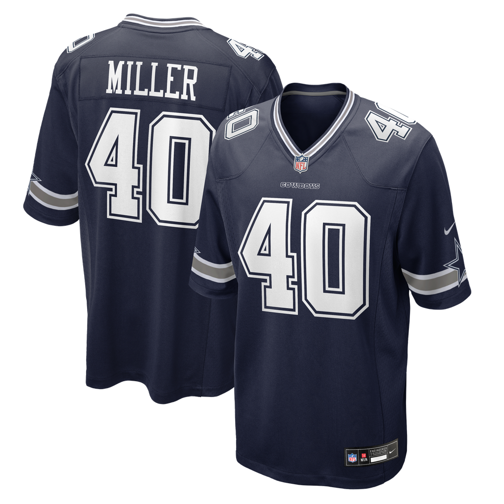 Men's Dallas Cowboys Von Miller Navy Game Jersey