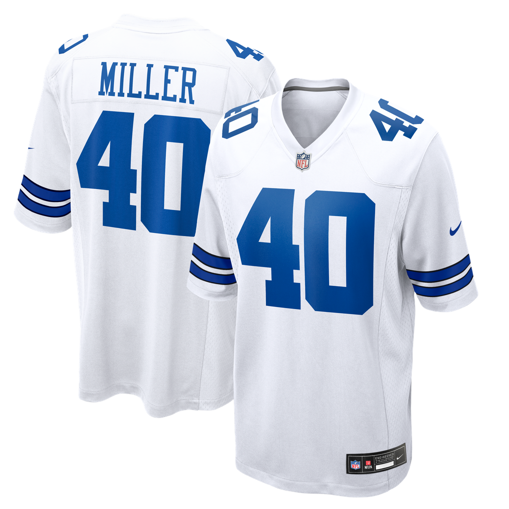 Men's Dallas Cowboys Von Miller White Game Jersey