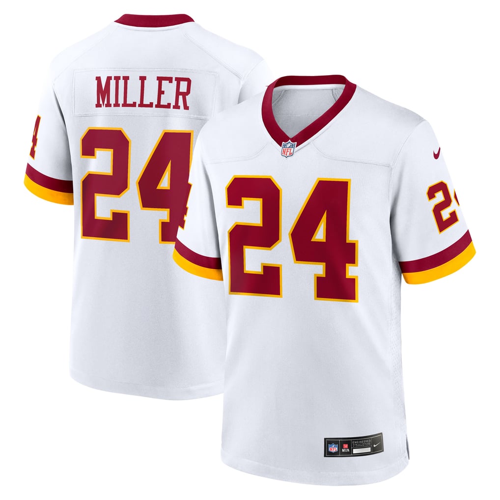 Men's Washington Commanders Von Miller White Game Super Bowl Era Jersey