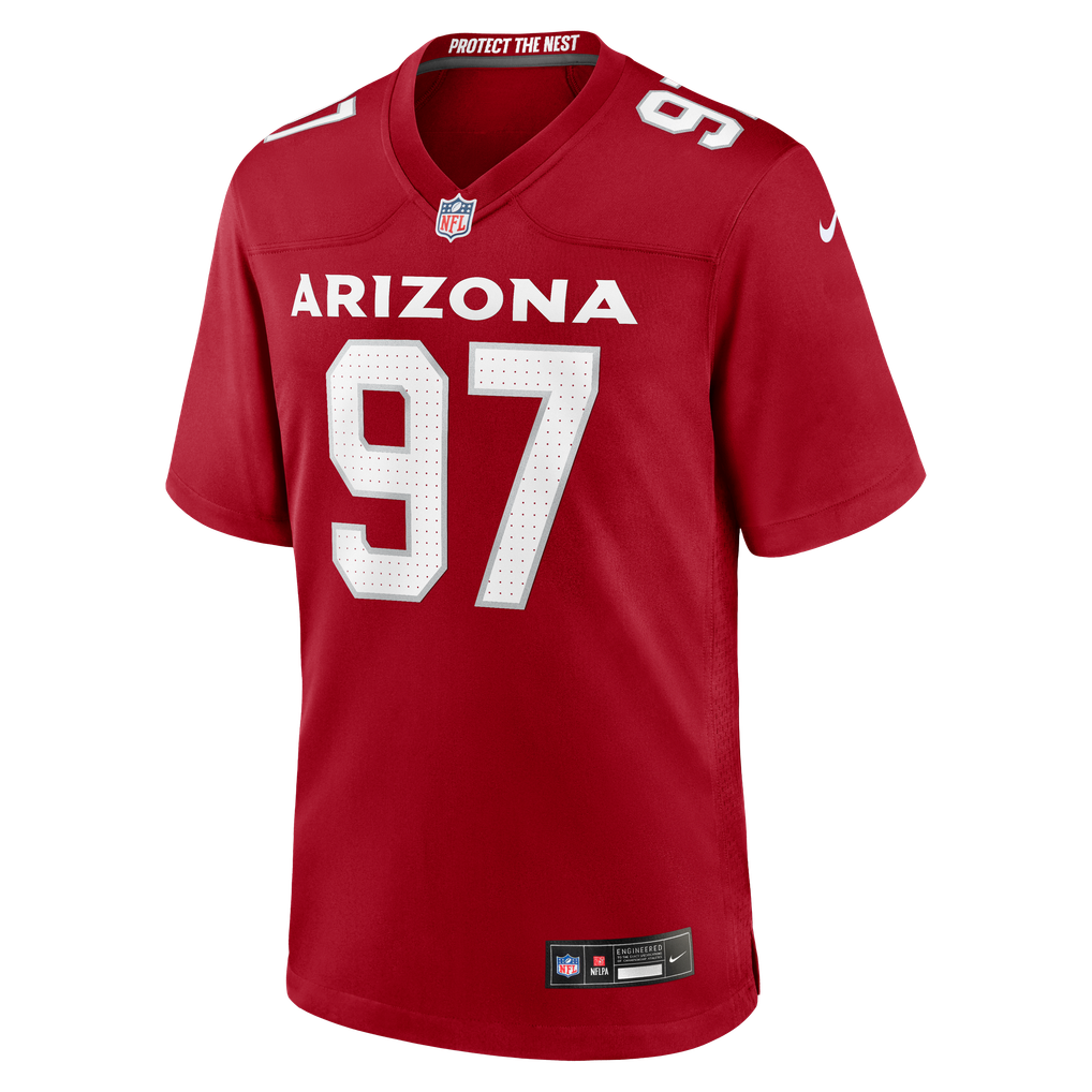 Men's Arizona Cardinals Walter Nolen Cardinal Game Player Jersey