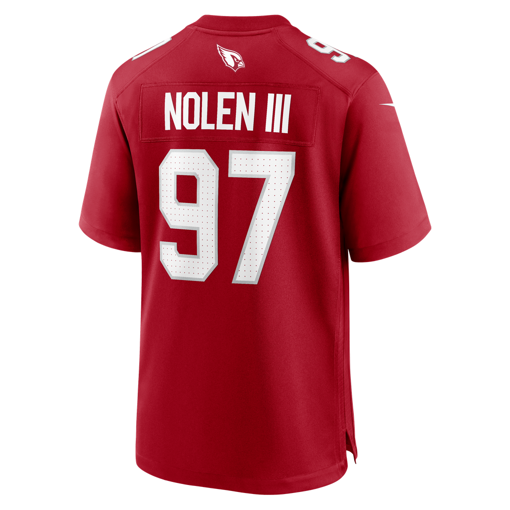Men's Arizona Cardinals Walter Nolen Cardinal Game Player Jersey