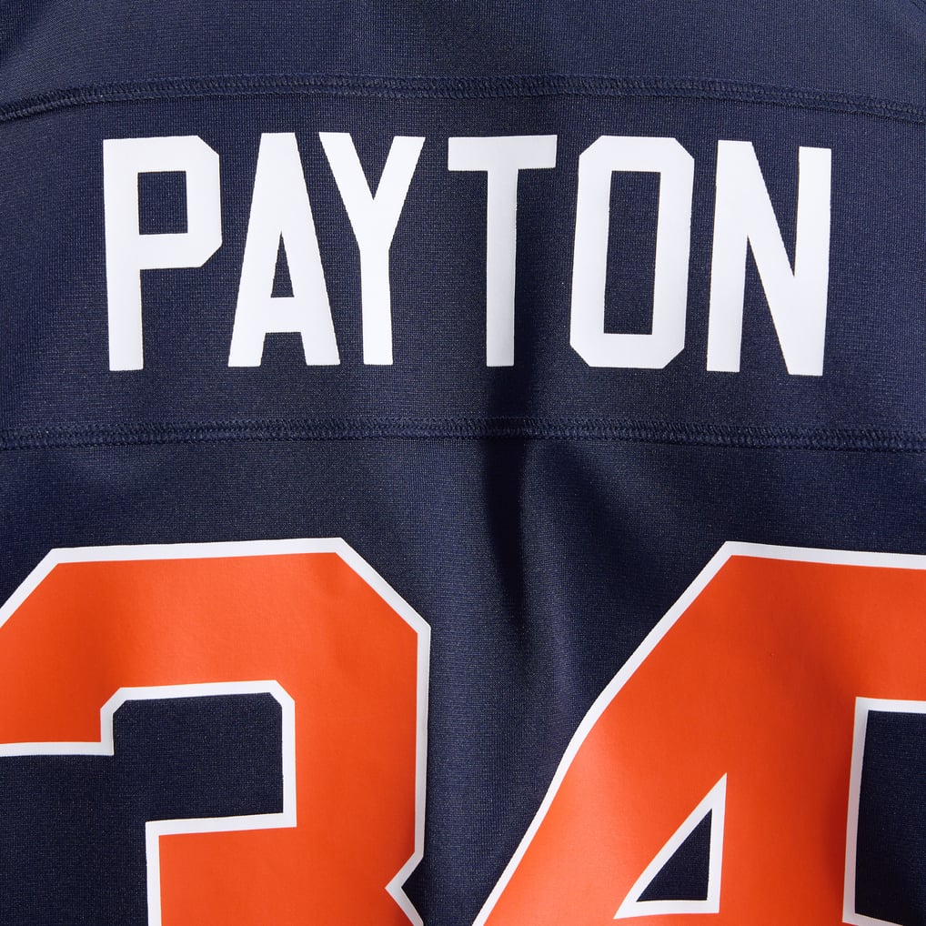 Men's Chicago Bears Walter Payton Navy 2026 Rivalries Collection Game Jersey