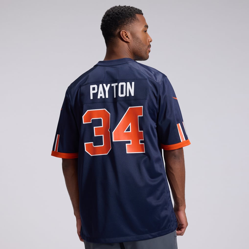 Men's Chicago Bears Walter Payton Navy 2026 Rivalries Collection Game Jersey