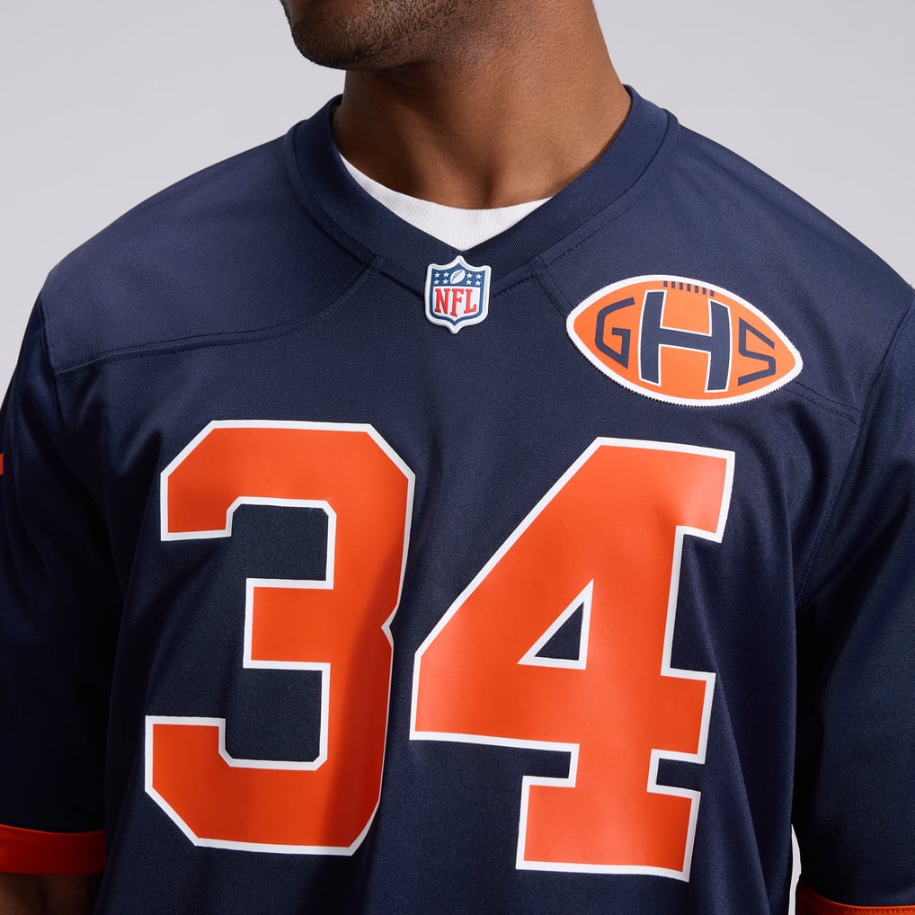 Men's Chicago Bears Walter Payton Navy 2026 Rivalries Collection Game Jersey