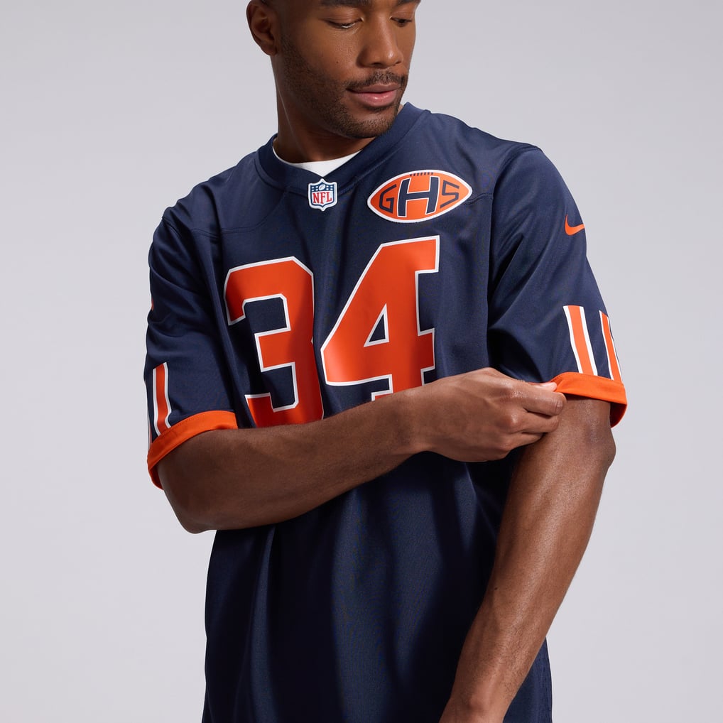 Men's Chicago Bears Walter Payton Navy 2026 Rivalries Collection Game Jersey