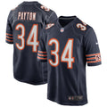 Men's Chicago Bears Walter Payton Navy Game Retired Player Jersey