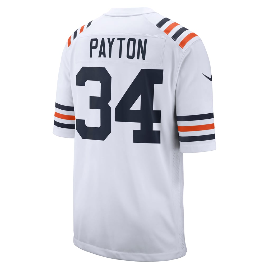 Men's Chicago Bears Walter Payton White Retired Player Alternate Game Jersey