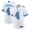 Men's Tennessee Titans Wan'Dale Robinson White Game Jersey