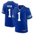 Men's Seattle Seahawks Warren Moon Royal Retired Player Alternate Game Jersey