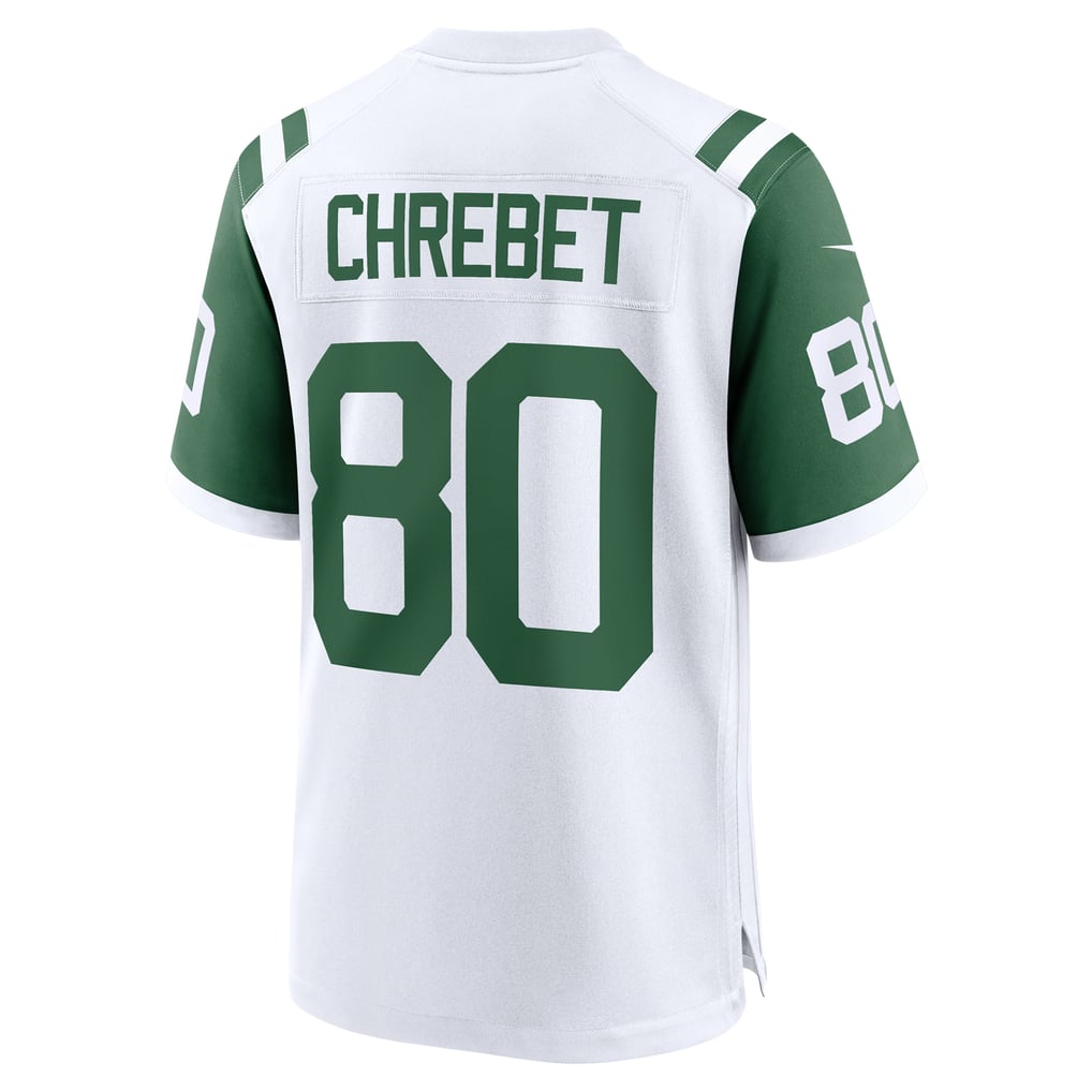 Men's New York Jets Wayne Chrebet White Retired Player Alternate Game Jersey