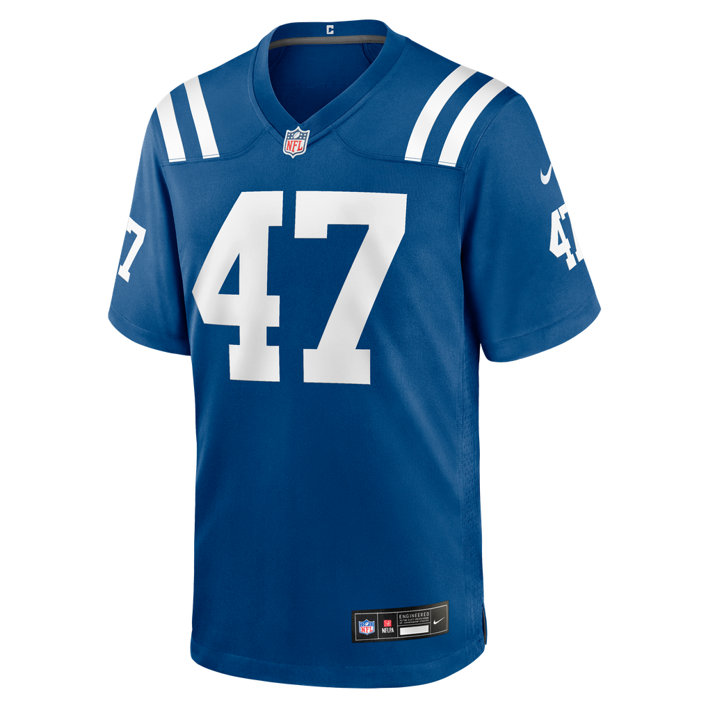 Men's Indianapolis Colts West Weeks Royal Team Game Jersey