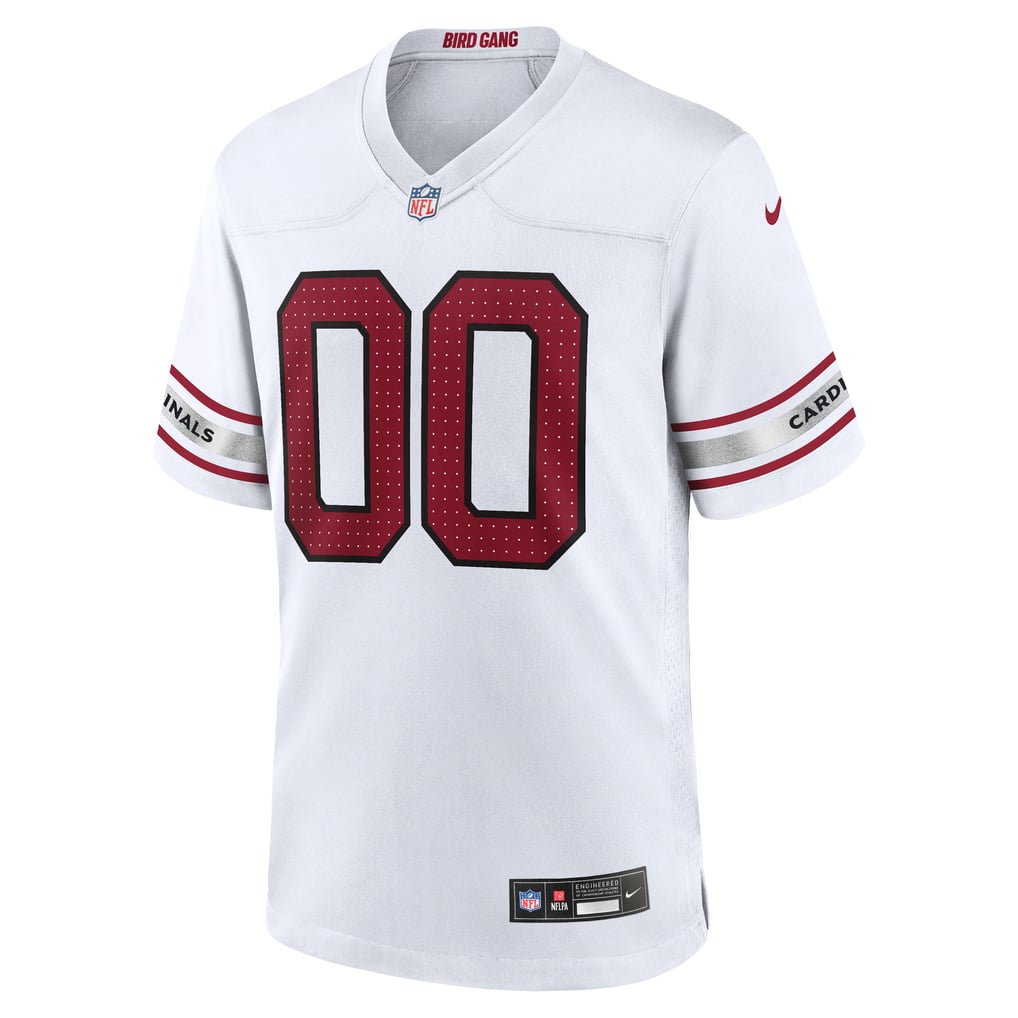 Men's Arizona Cardinals White Custom Game Jersey