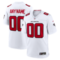 Men's Atlanta Falcons White Custom Game Jersey