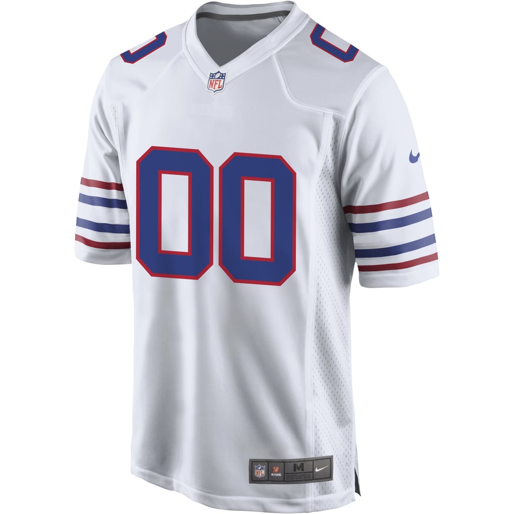 Men's Buffalo Bills White Alternate Custom Game Jersey