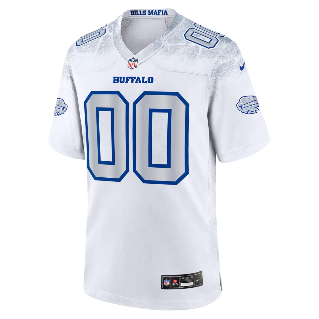 Men's Buffalo Bills White Rivalries Collection Custom Game Jersey