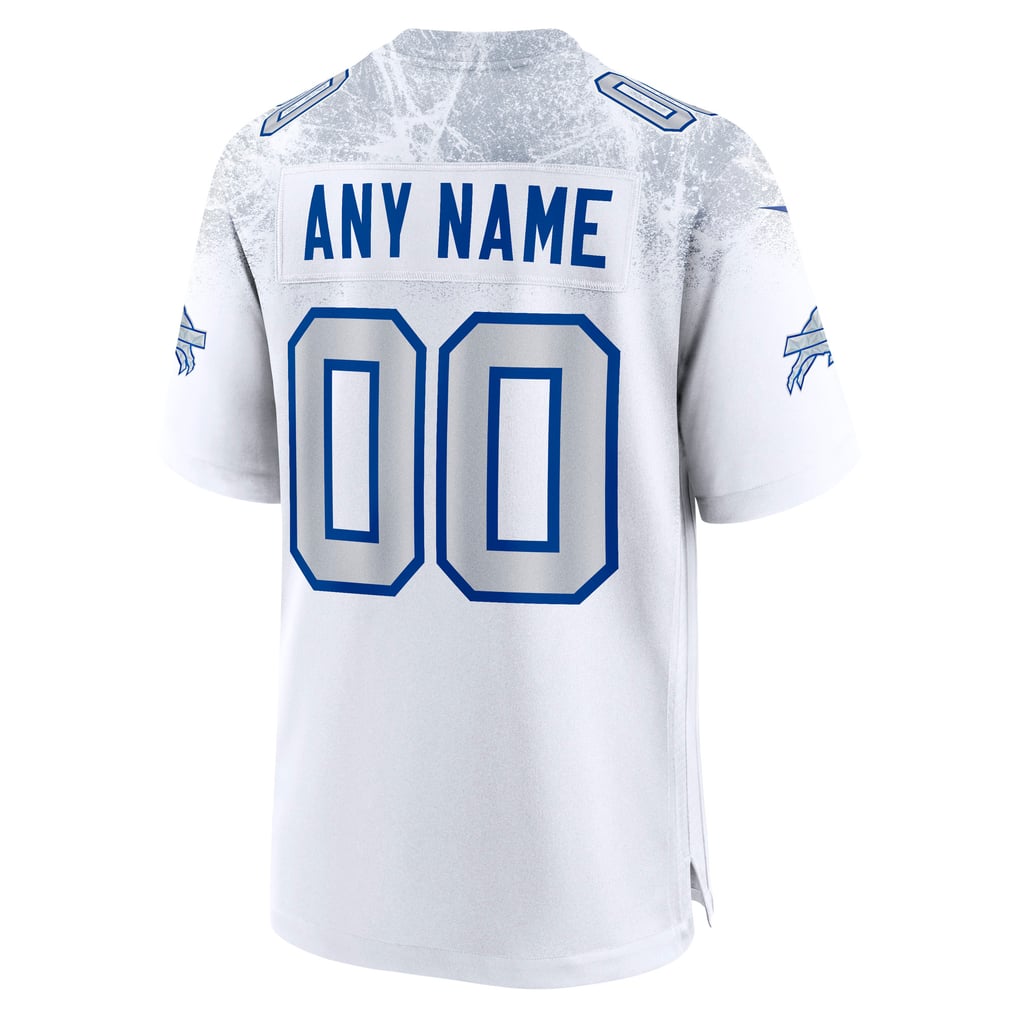 Men's Buffalo Bills White Rivalries Collection Custom Game Jersey