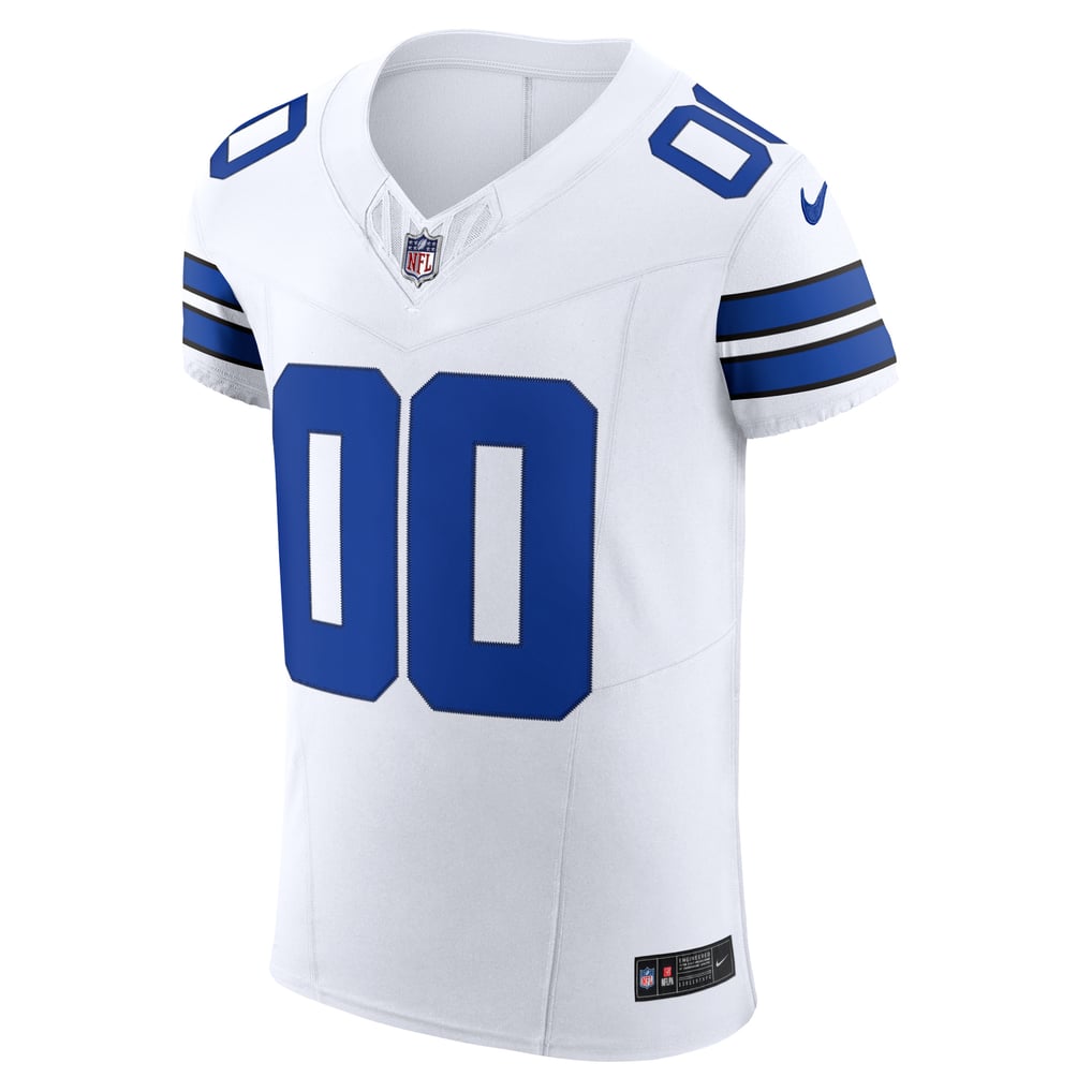 Men's Dallas Cowboys White Vapor F.U.S.E. Elite Custom Jersey