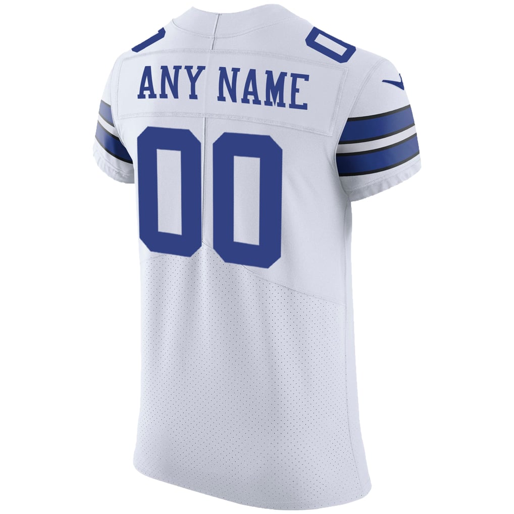 Men's Dallas Cowboys White Vapor Untouchable Custom Elite Jersey