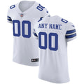 Men's Dallas Cowboys White Vapor Untouchable Custom Elite Jersey