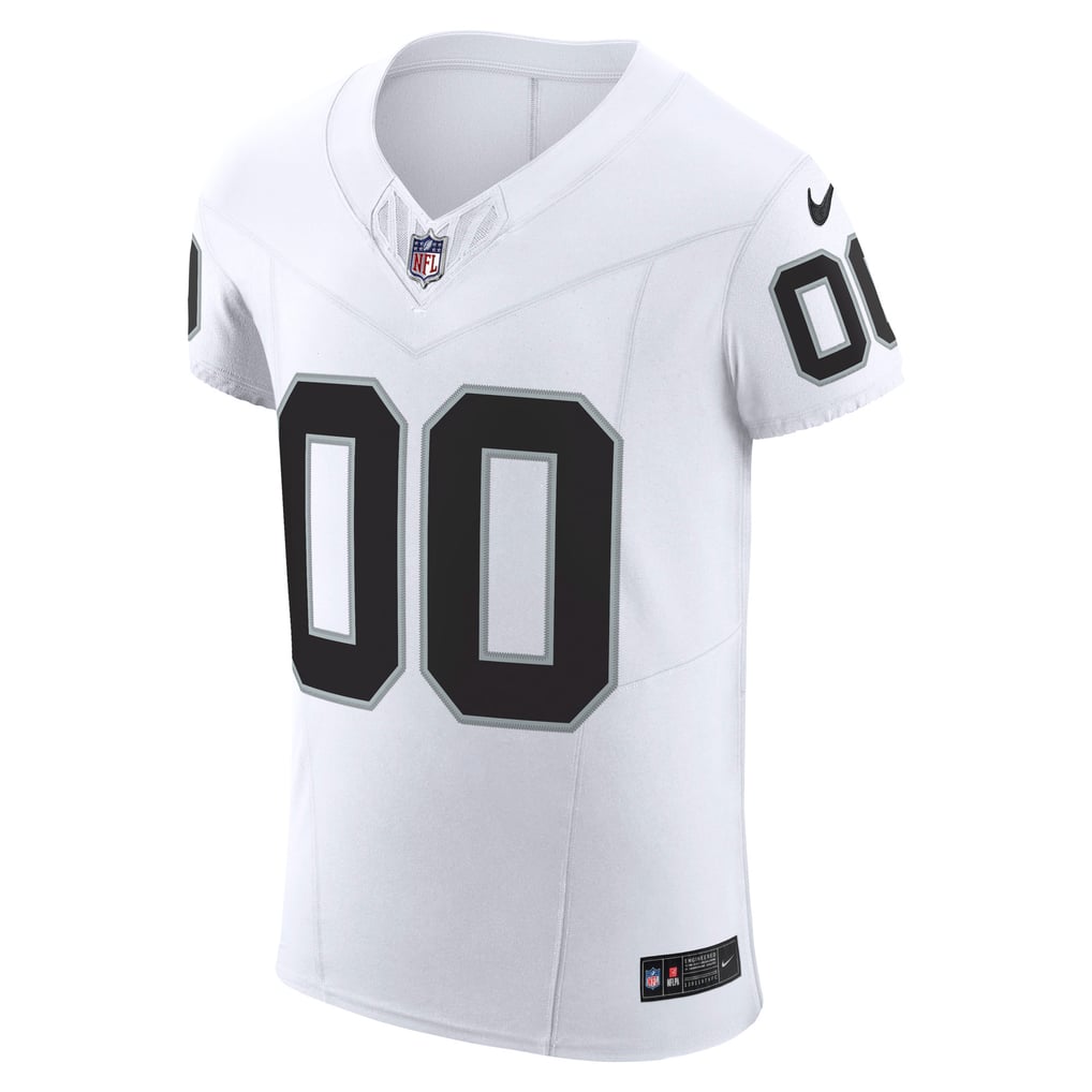 Men's Las Vegas Raiders White Vapor F.U.S.E. Elite Custom Jersey