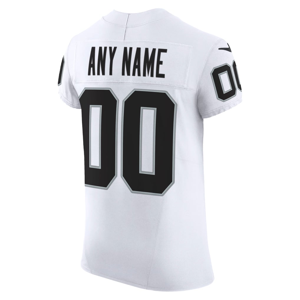 Men's Las Vegas Raiders White Vapor F.U.S.E. Elite Custom Jersey