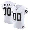 Men's Las Vegas Raiders White Vapor F.U.S.E. Elite Custom Jersey