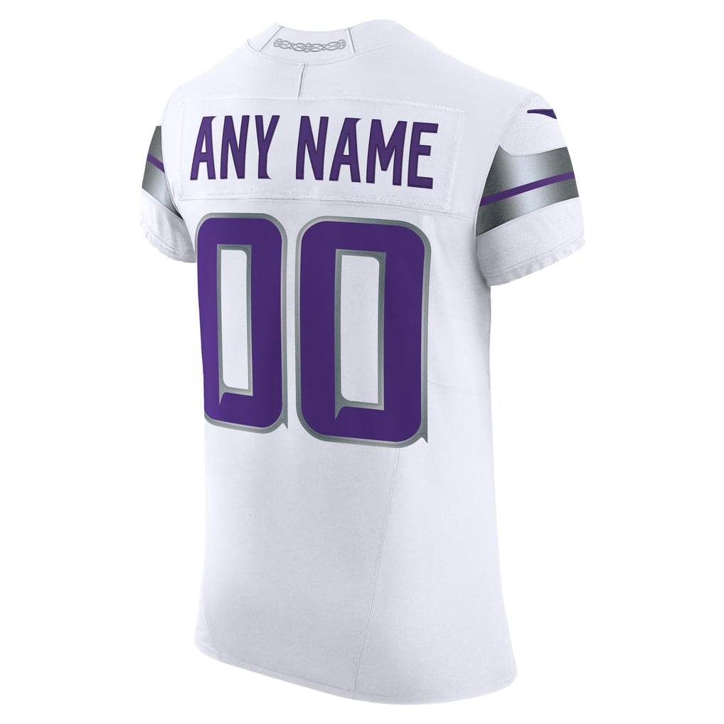 Men's Minnesota Vikings White Vapor F.U.S.E. Elite Custom Jersey