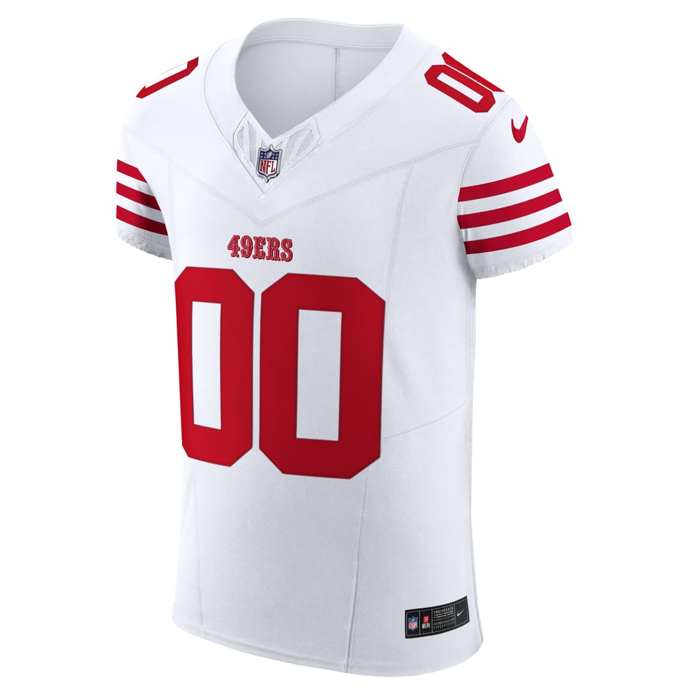 Men's San Francisco 49ers White Vapor F.U.S.E. Elite Custom Jersey