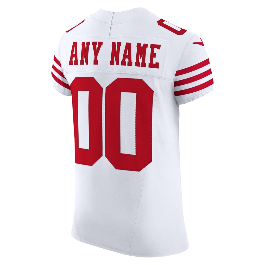 Men's San Francisco 49ers White Vapor F.U.S.E. Elite Custom Jersey