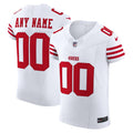 Men's San Francisco 49ers White Vapor F.U.S.E. Elite Custom Jersey