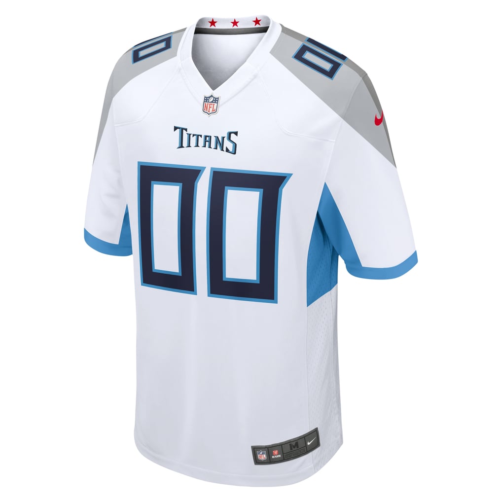 Men's Tennessee Titans White Custom Game Jersey