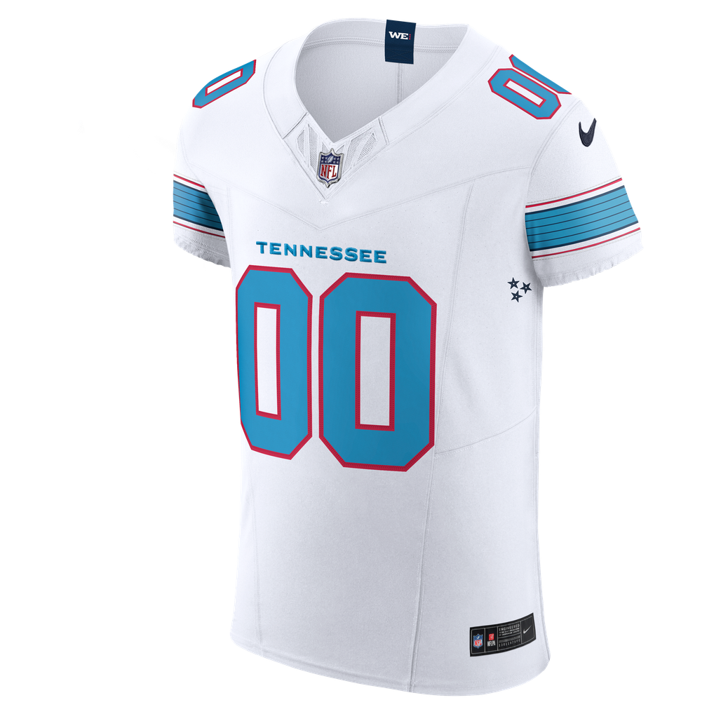 Men's Tennessee Titans White Vapor F.U.S.E. Elite Custom Jersey