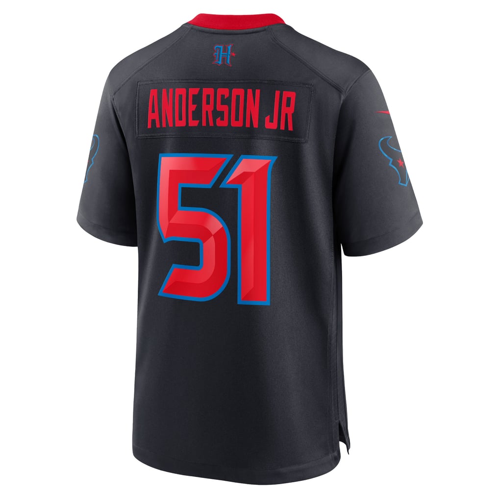 Men's Houston Texans Will Anderson Jr. Navy Alternate Game Jersey