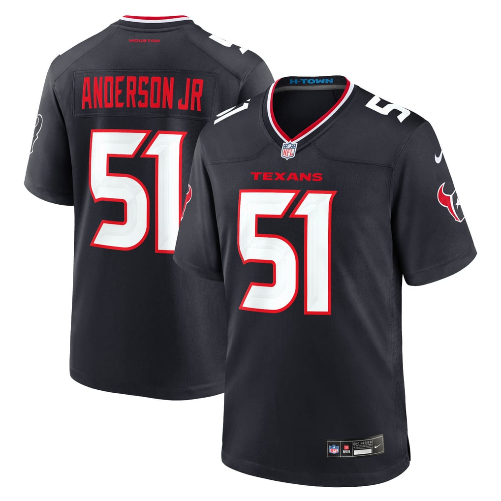 Men's Houston Texans Will Anderson Jr. Navy Game Jersey