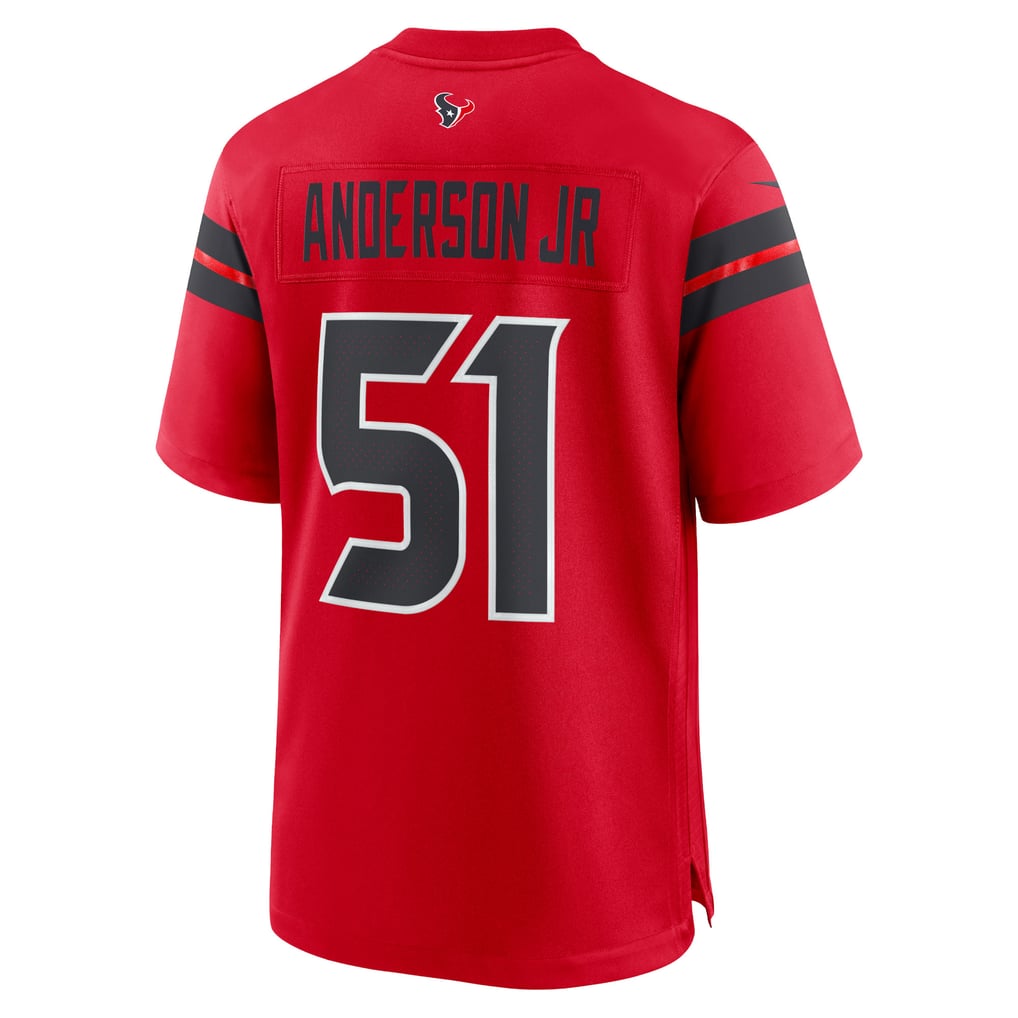 Men's Houston Texans Will Anderson Jr. Red Alternate Game Jersey