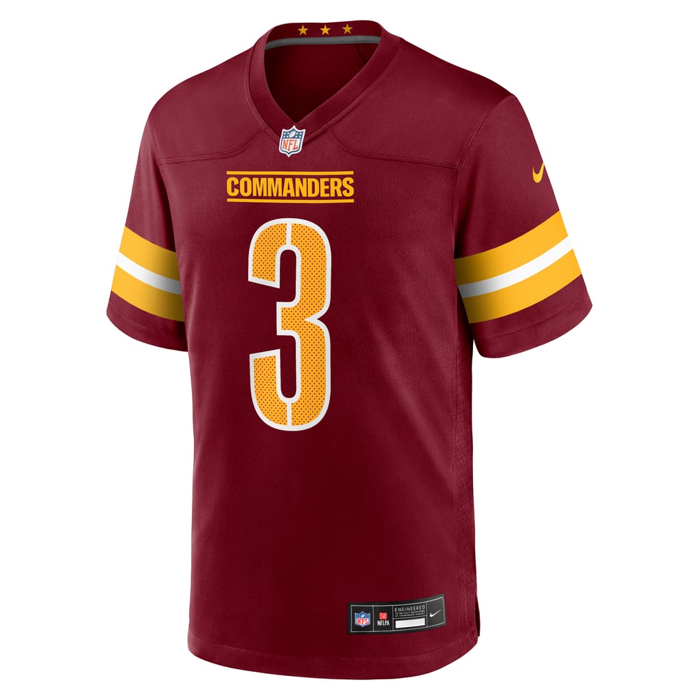 Men's Washington Commanders Will Harris Burgundy Team Game Jersey