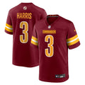 Men's Washington Commanders Will Harris Burgundy Team Game Jersey