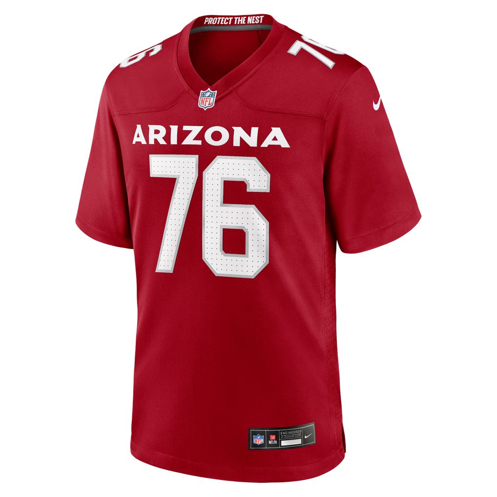 Men's Arizona Cardinals Will Hernandez Cardinal Team Game Jersey