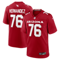 Men's Arizona Cardinals Will Hernandez Cardinal Team Game Jersey