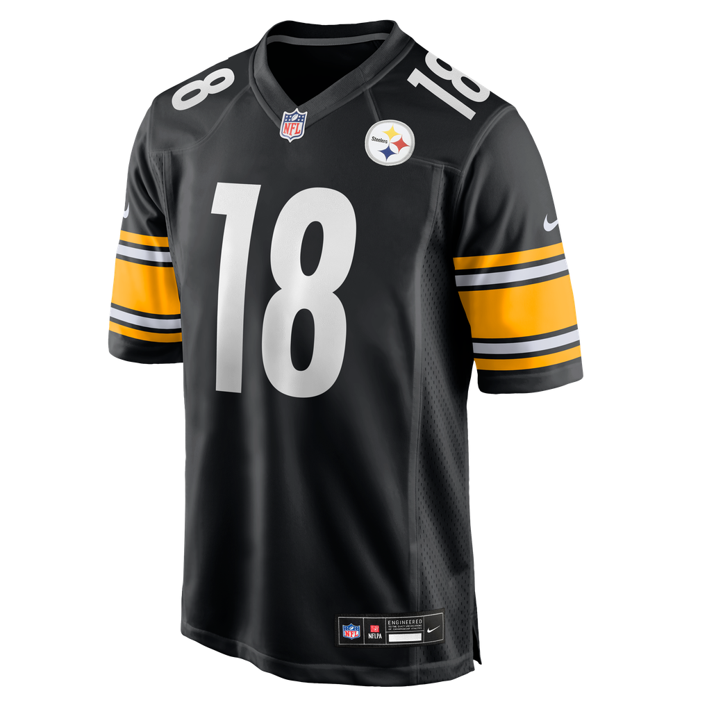 Men's Pittsburgh Steelers Will Howard Black Team Game Jersey
