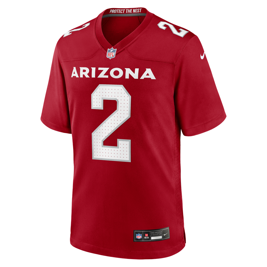Men's Arizona Cardinals Will Johnson Cardinal Team Game Jersey