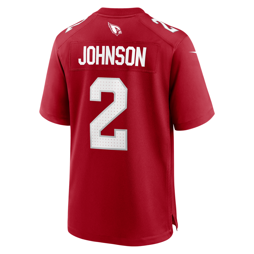 Men's Arizona Cardinals Will Johnson Cardinal Team Game Jersey